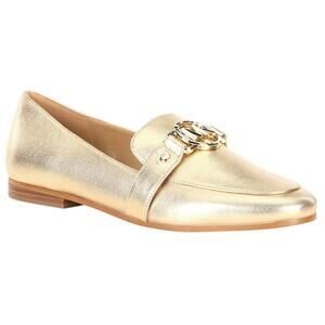 New Michael Kors rory metallic gold flat loafers size 8.5